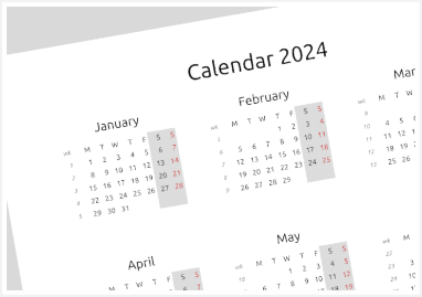 PDF Calendars | When on Earth?